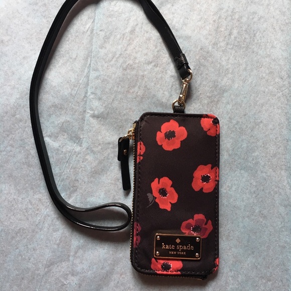 id card lanyard kate spade